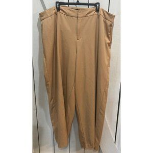 Eloquii tan career-wear trouser pant 24